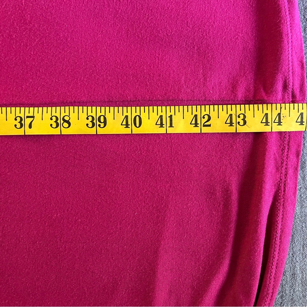 Lane Bryant deep pink bottom cinch side ties maxi dress 22/24 - Picture 7 of 10